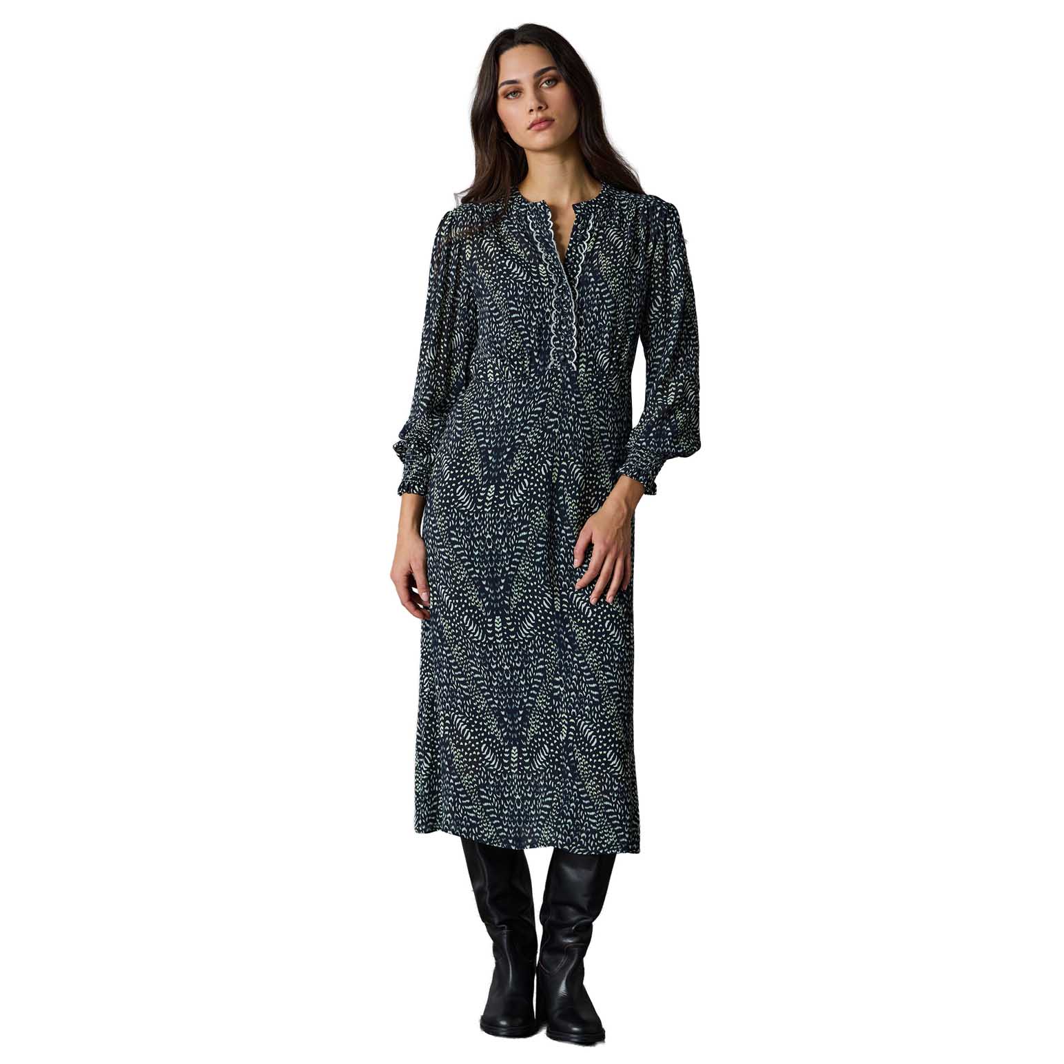 Lania Santiago Print Dress